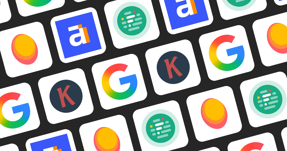 Various SEO tools displayed as icons