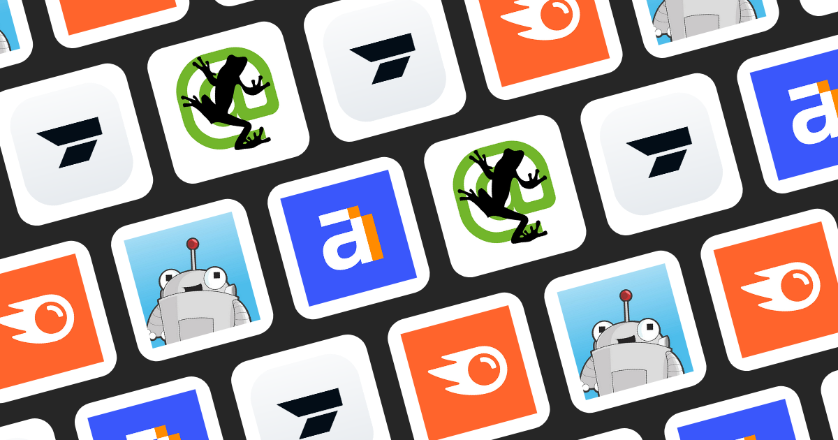 Logos of top SEO toolbox tools for 2026