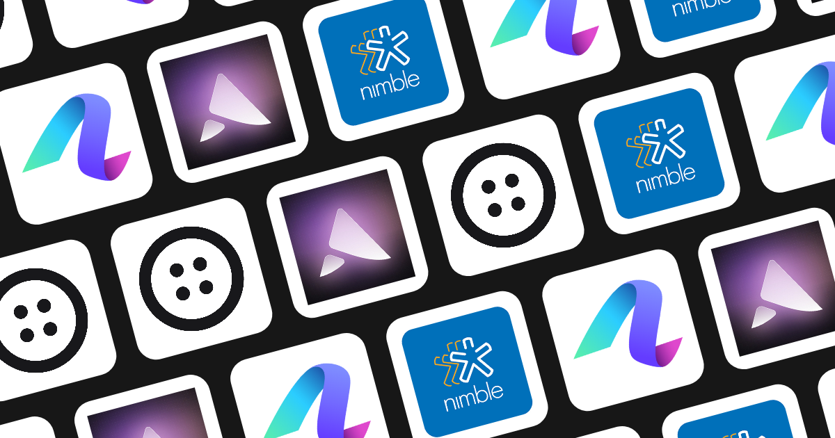 Icons representing email automation tools