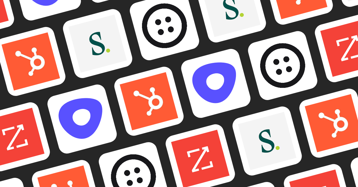 Salesloft, Outreach, ZoomInfo, HubSpot, and Buttoned tool logos side by side