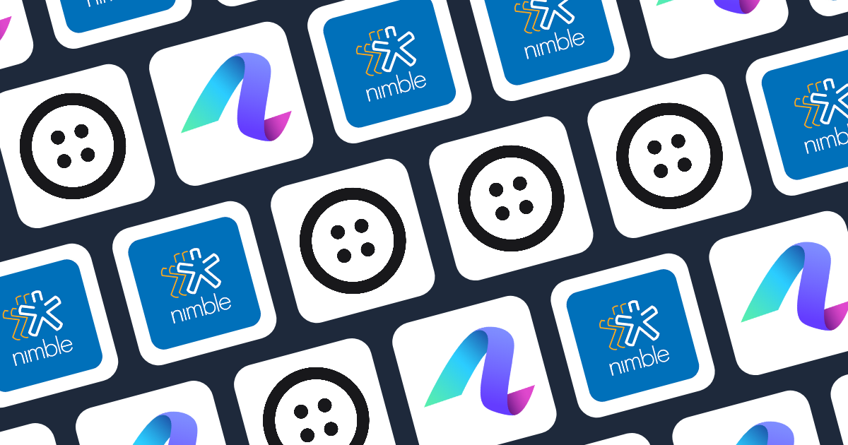 Grid of logos for Anchor, Nimble, and Buttoned representing email follow-up tools