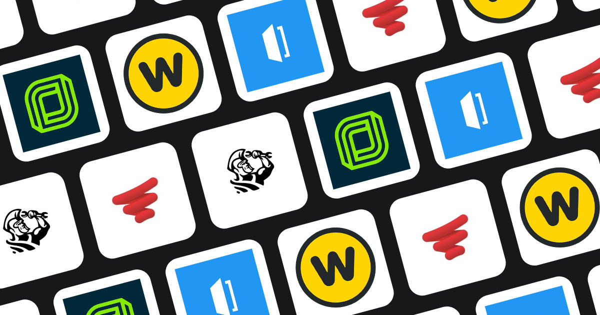 Logos of top home service CRM tools