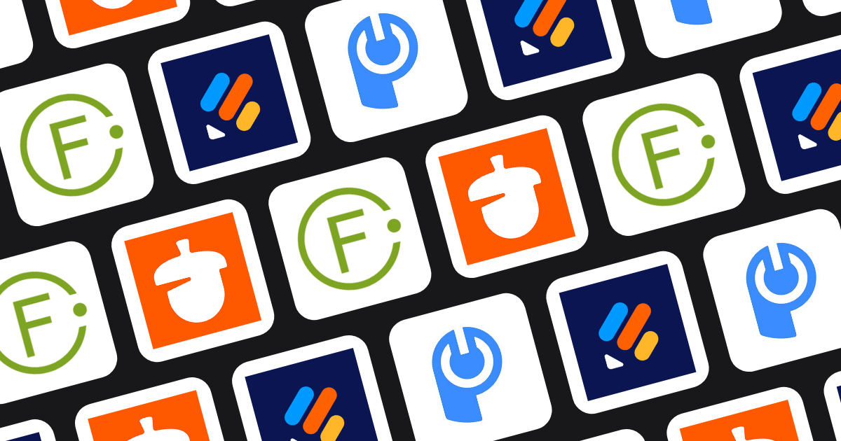 Grid of icons representing different contact form tools