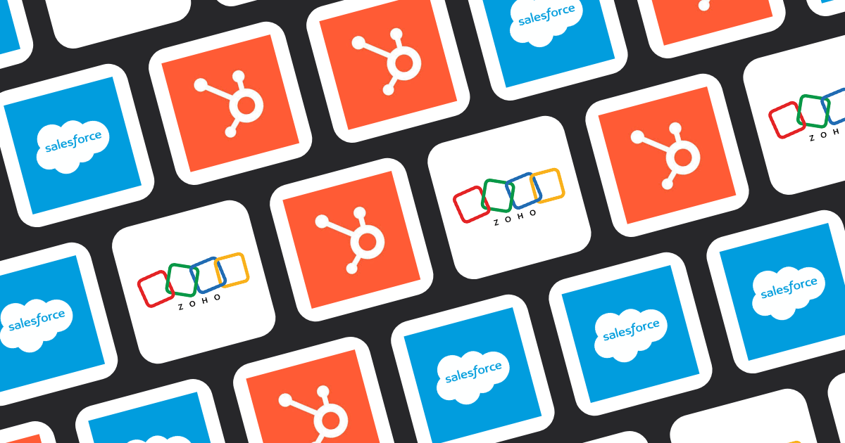 Icons of various CRM tools illustrating data migration challenges