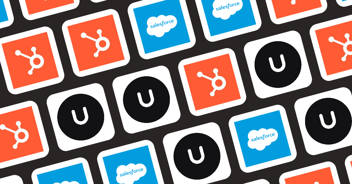 Icons representing CRM and ROI with various tools