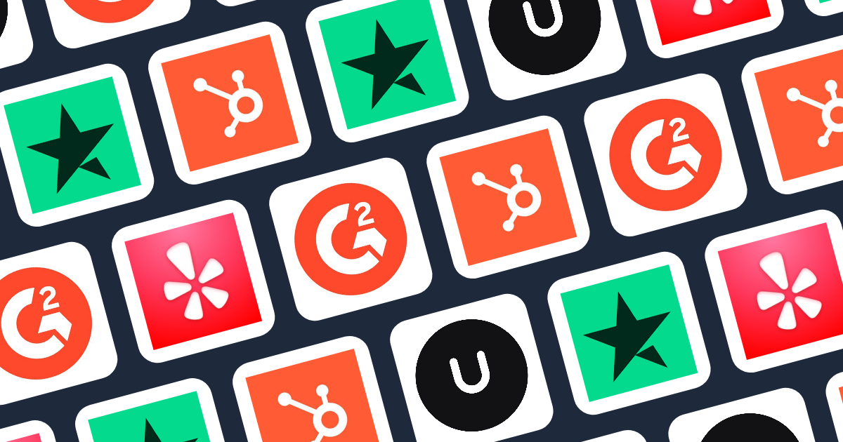Logos of top customer review sites