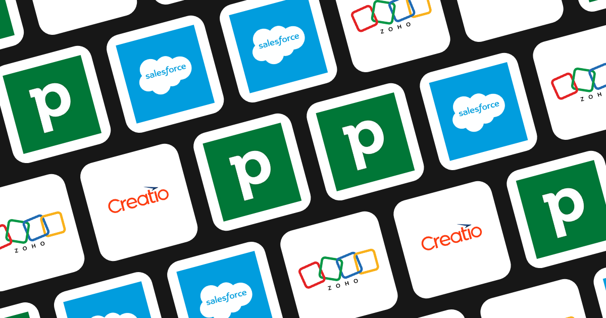 Logos of top custom CRM solutions in 2026
