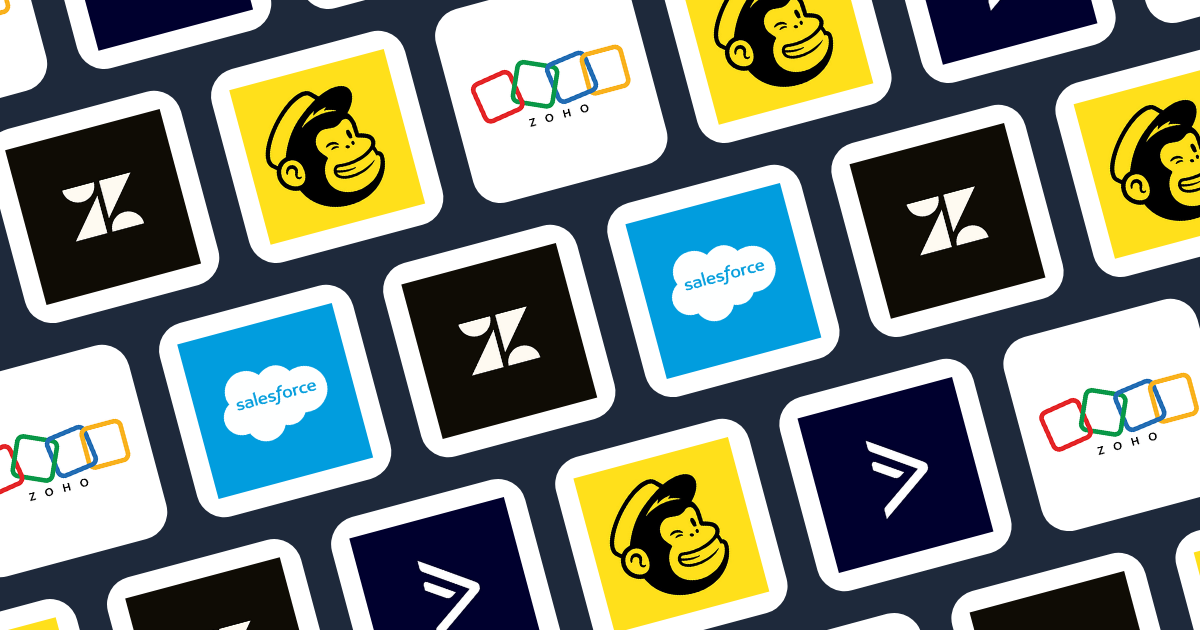 Icon grid of popular HubSpot CRM competitors
